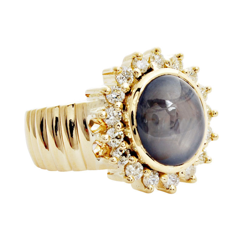 Ring - Sapphire and Diamond | Singhvi Jewels