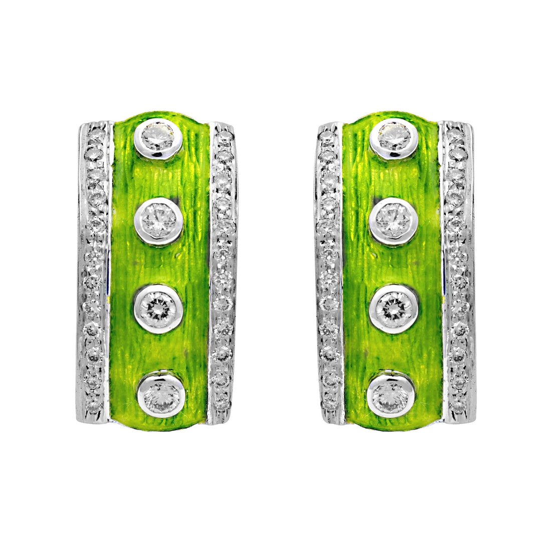 Earrings - Diamond (Enamel) | Singhvi Jewels