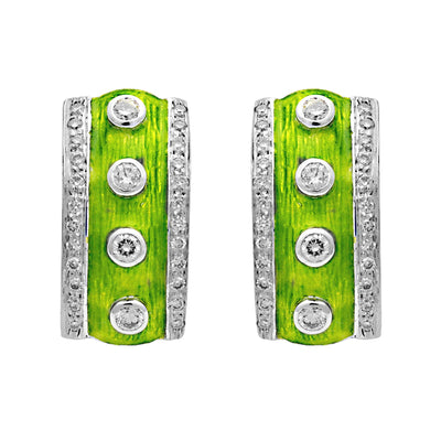 Earrings - Diamond (Enamel)