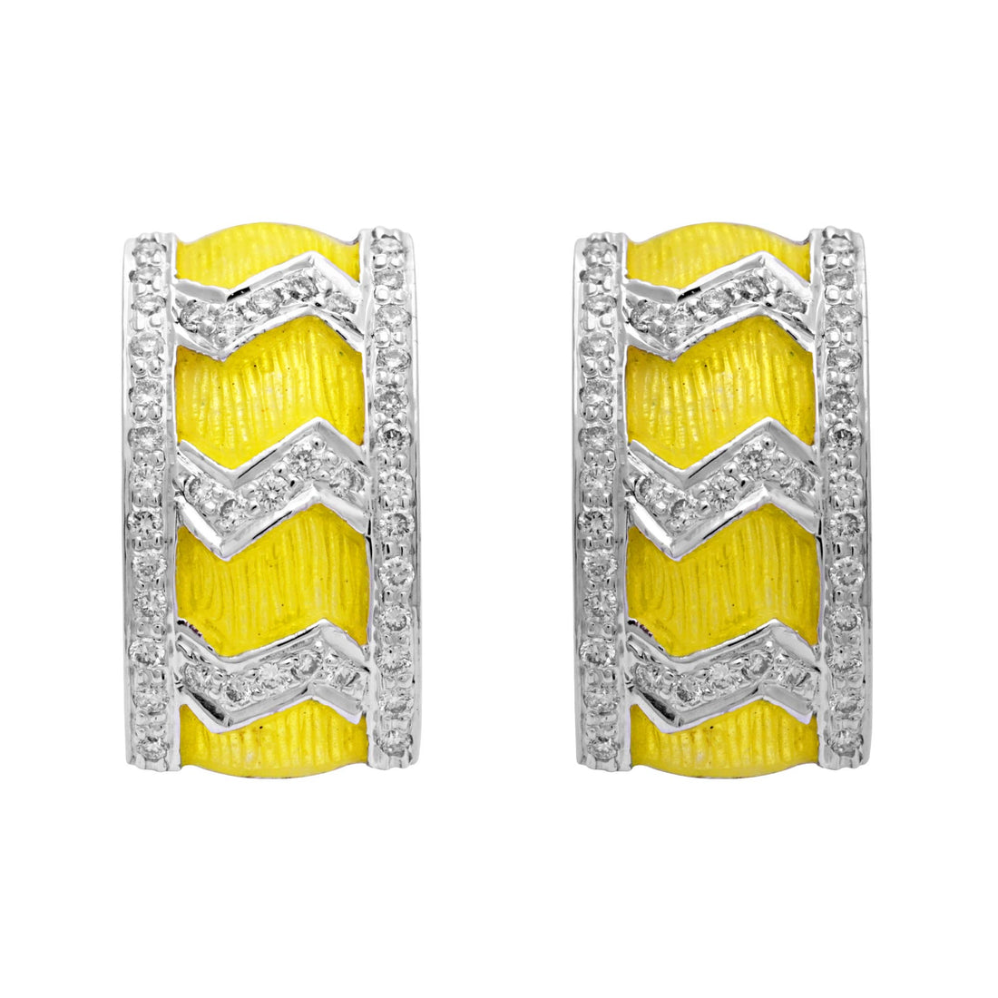 Earrings - Diamond (Enamel) | Singhvi Jewels