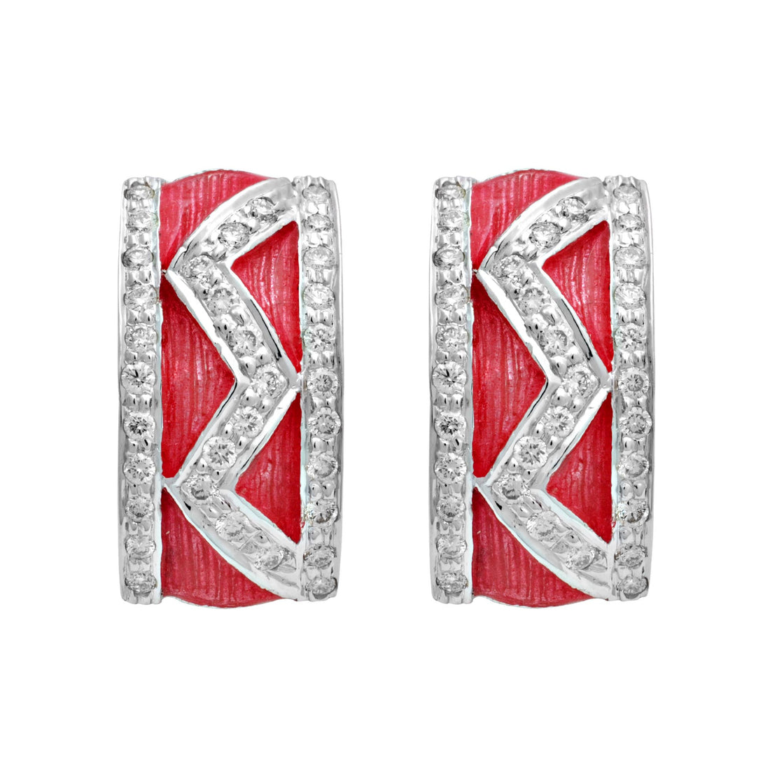 Earrings - Diamond (Enamel) | Singhvi Jewels