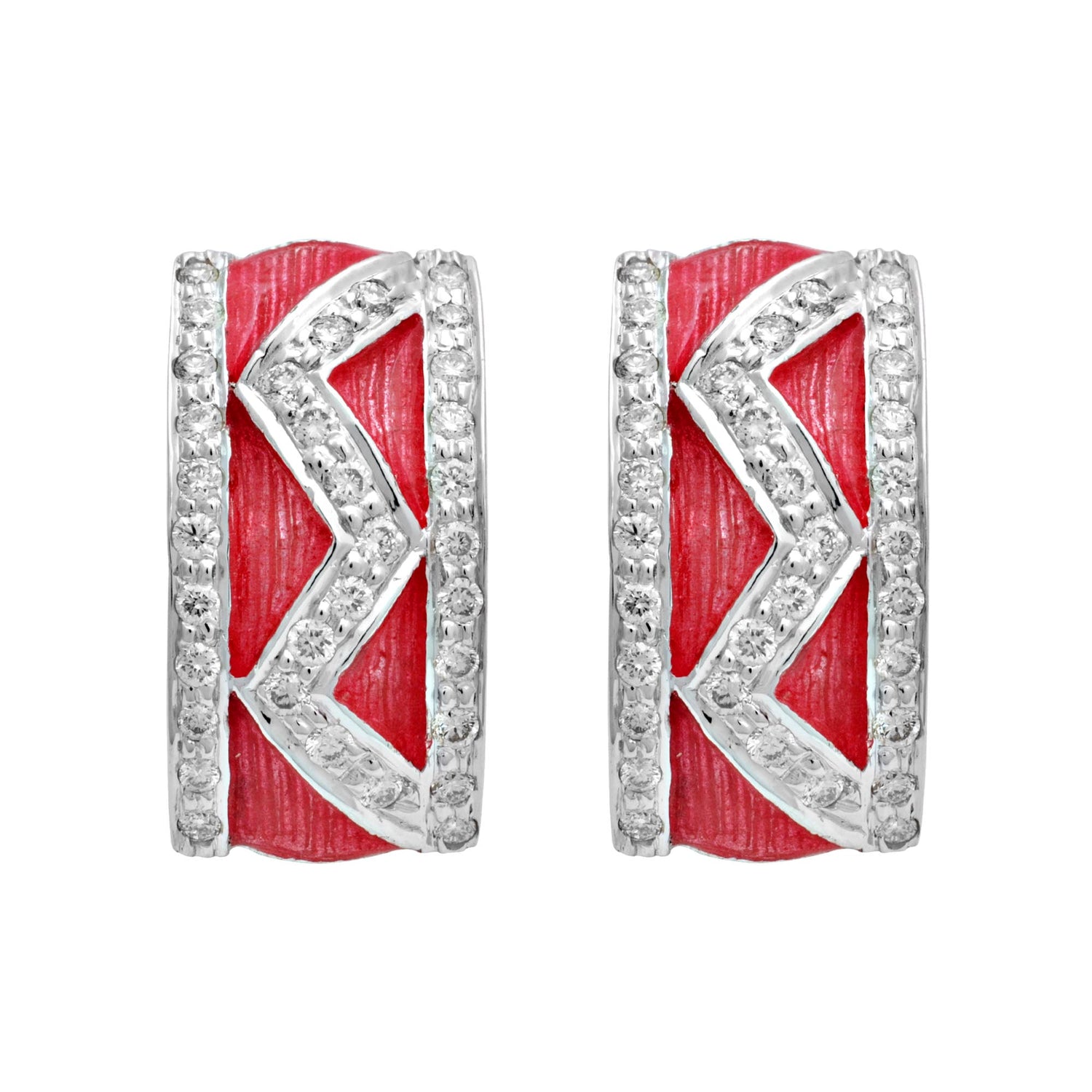 Earrings - Diamond (Enamel) | Singhvi Jewels