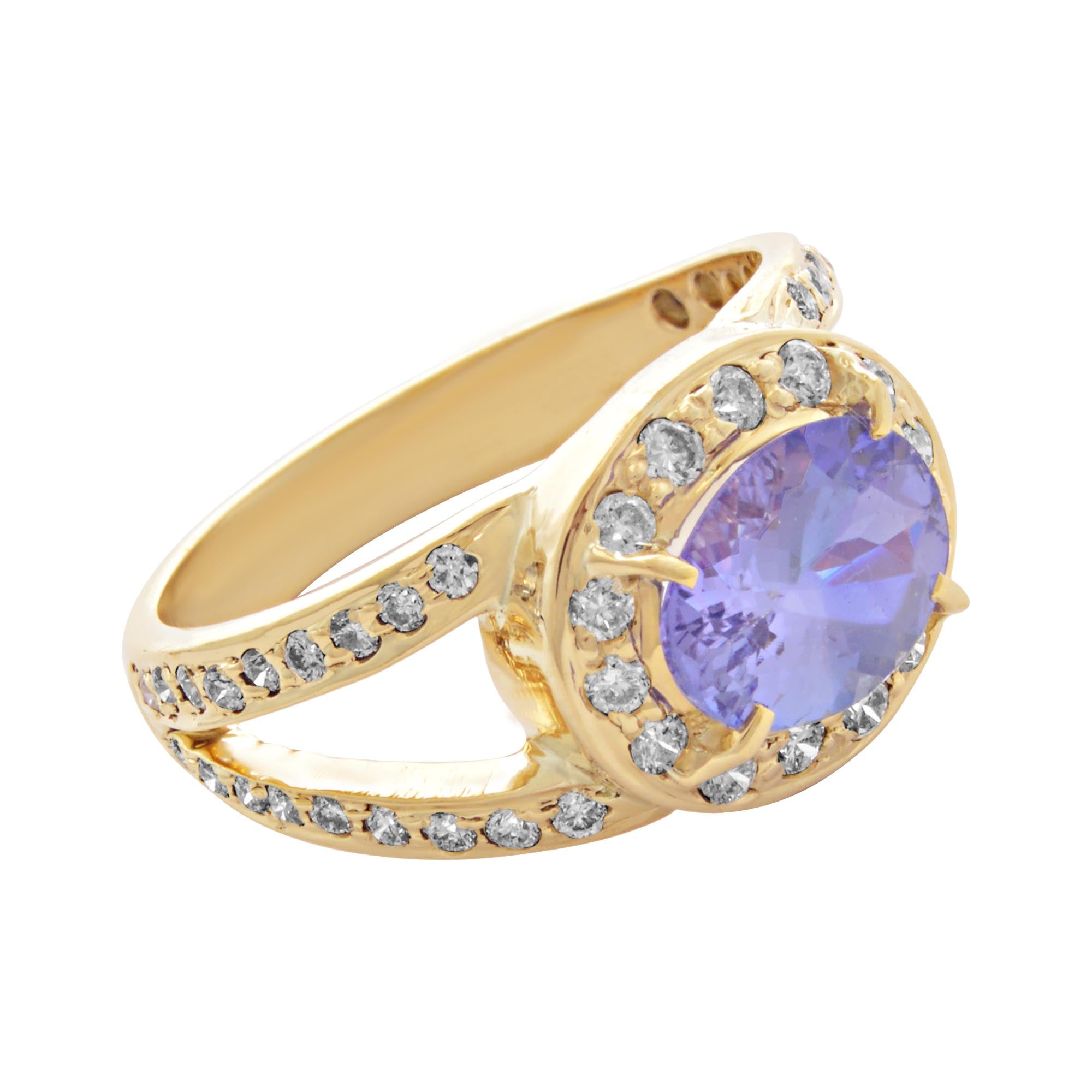 Ring - Tanzanite and Diamond