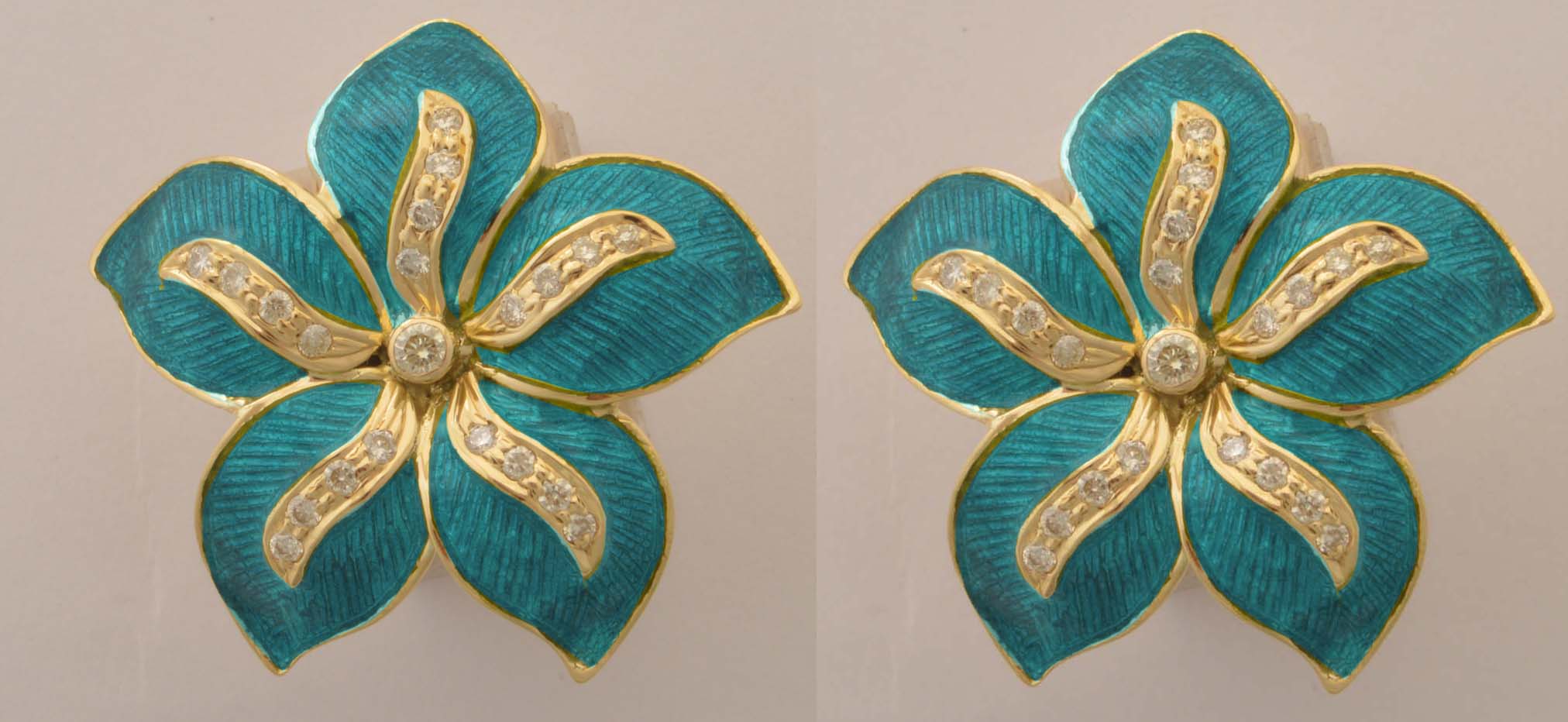 Repair - Earrings - Diamond (Enamel) (1919A) | Singhvi Jewels