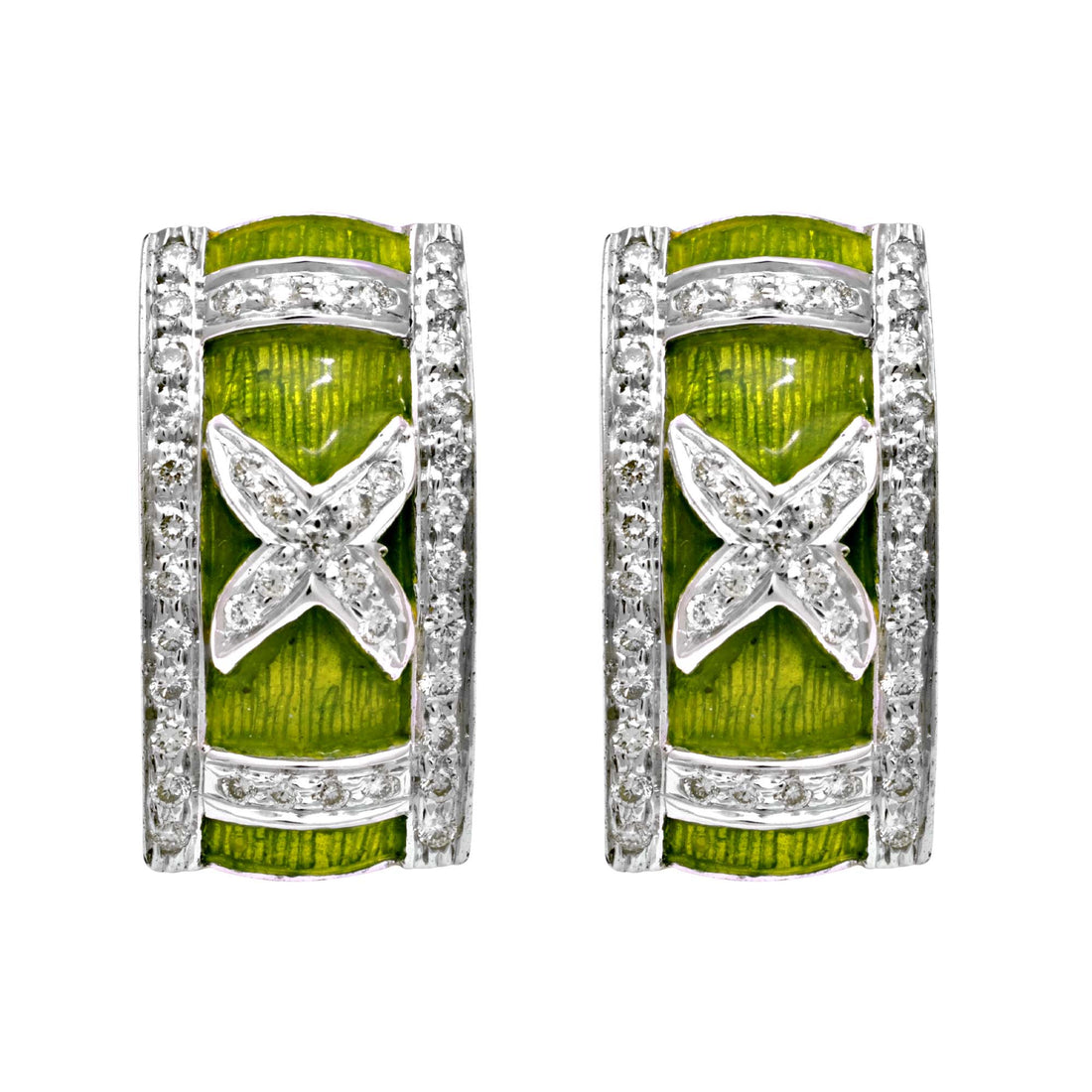 Earrings - Diamond (Enamel) | Singhvi Jewels