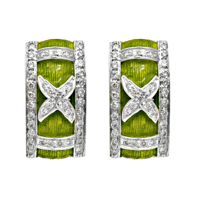 Earrings - Diamond (Enamel)