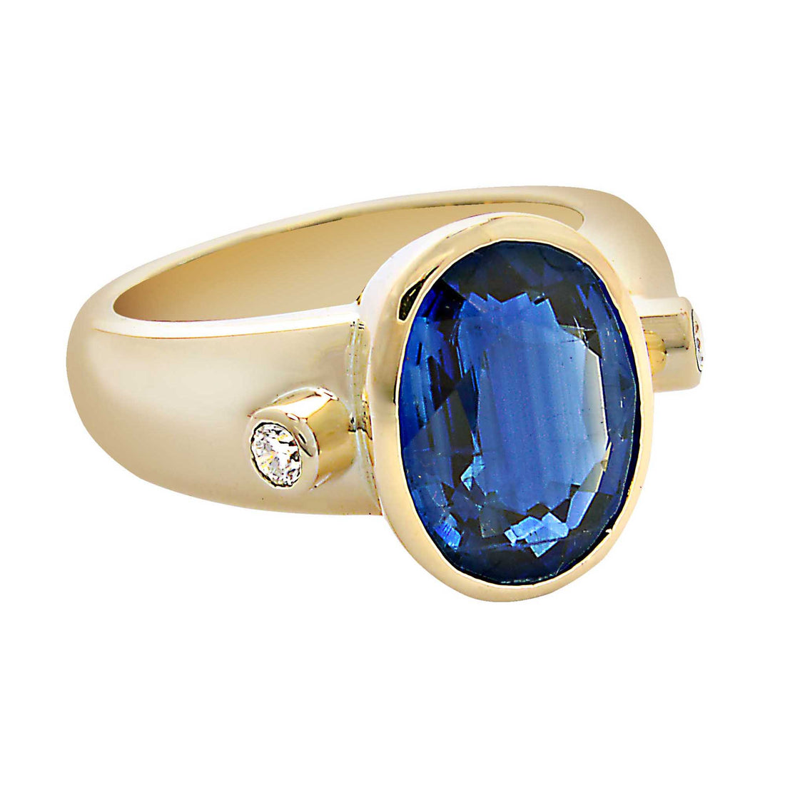 Ring - Kyanite and Diamond | Singhvi Jewels