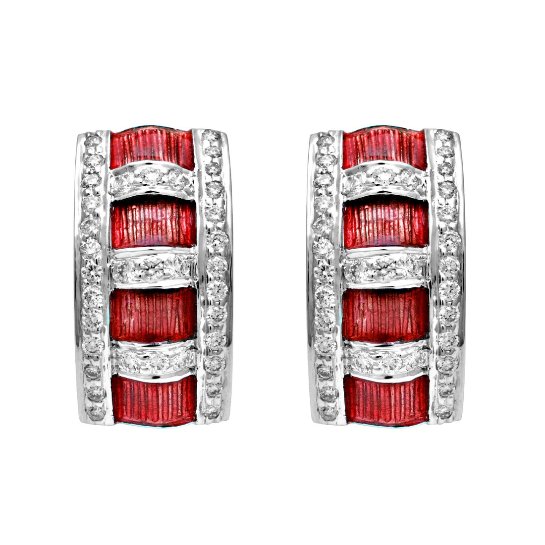 Earrings - Diamond (Enamel) | Singhvi Jewels