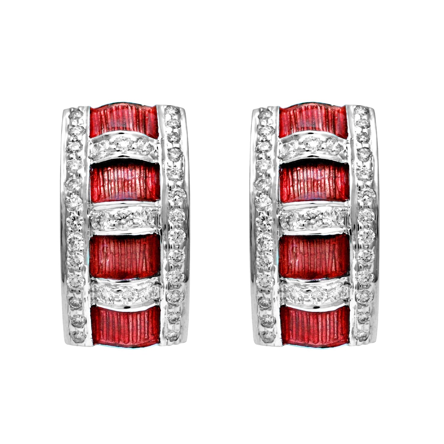 Earrings - Diamond (Enamel) | Singhvi Jewels