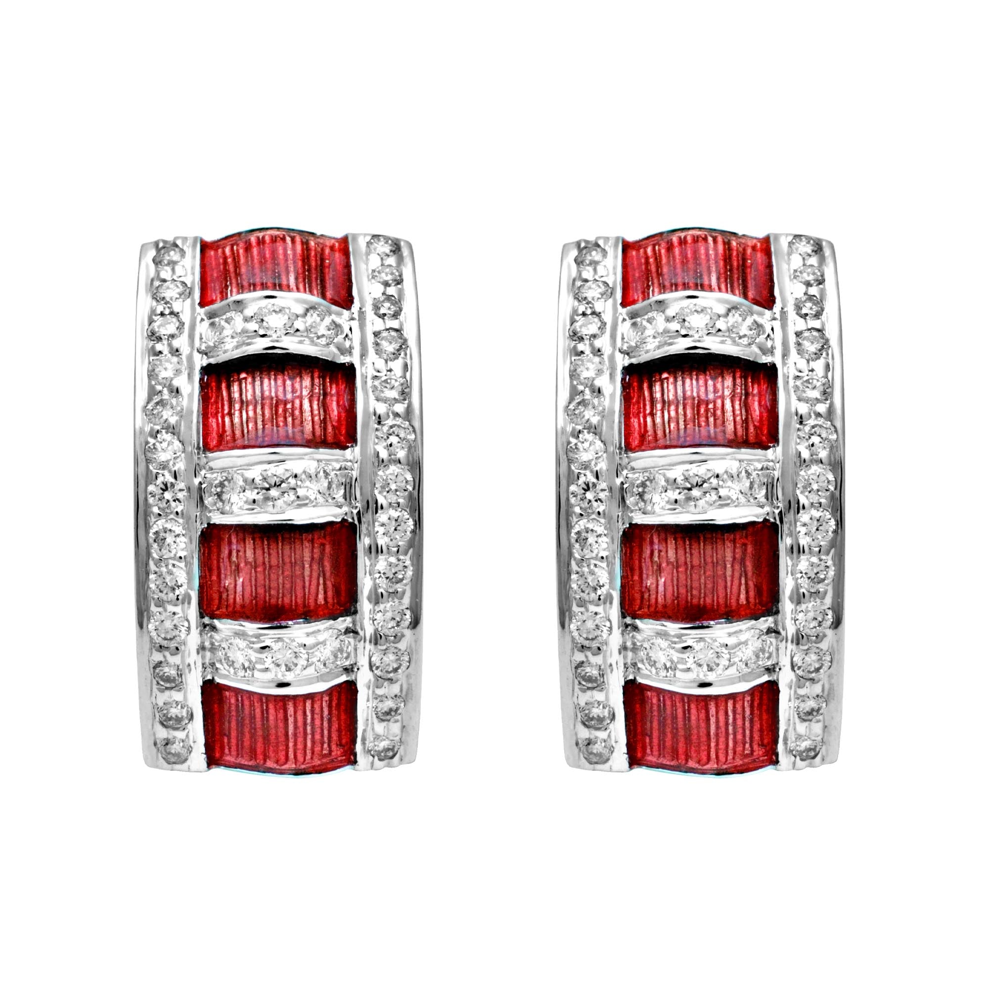 Earrings - Diamond (Enamel) | Singhvi Jewels