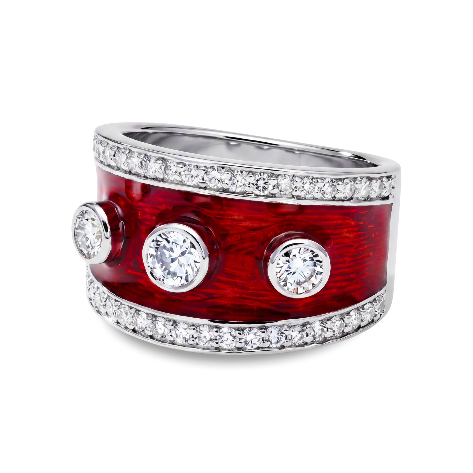 Ring - Diamond (Enamel) | Singhvi Jewels