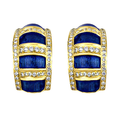 Earrings - Diamond (Enamel)