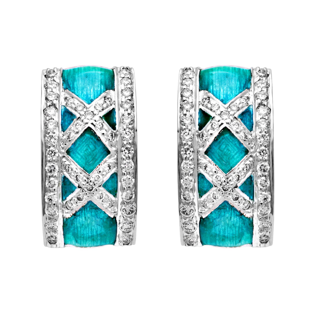 Earrings - Diamond (Enamel) | Singhvi Jewels