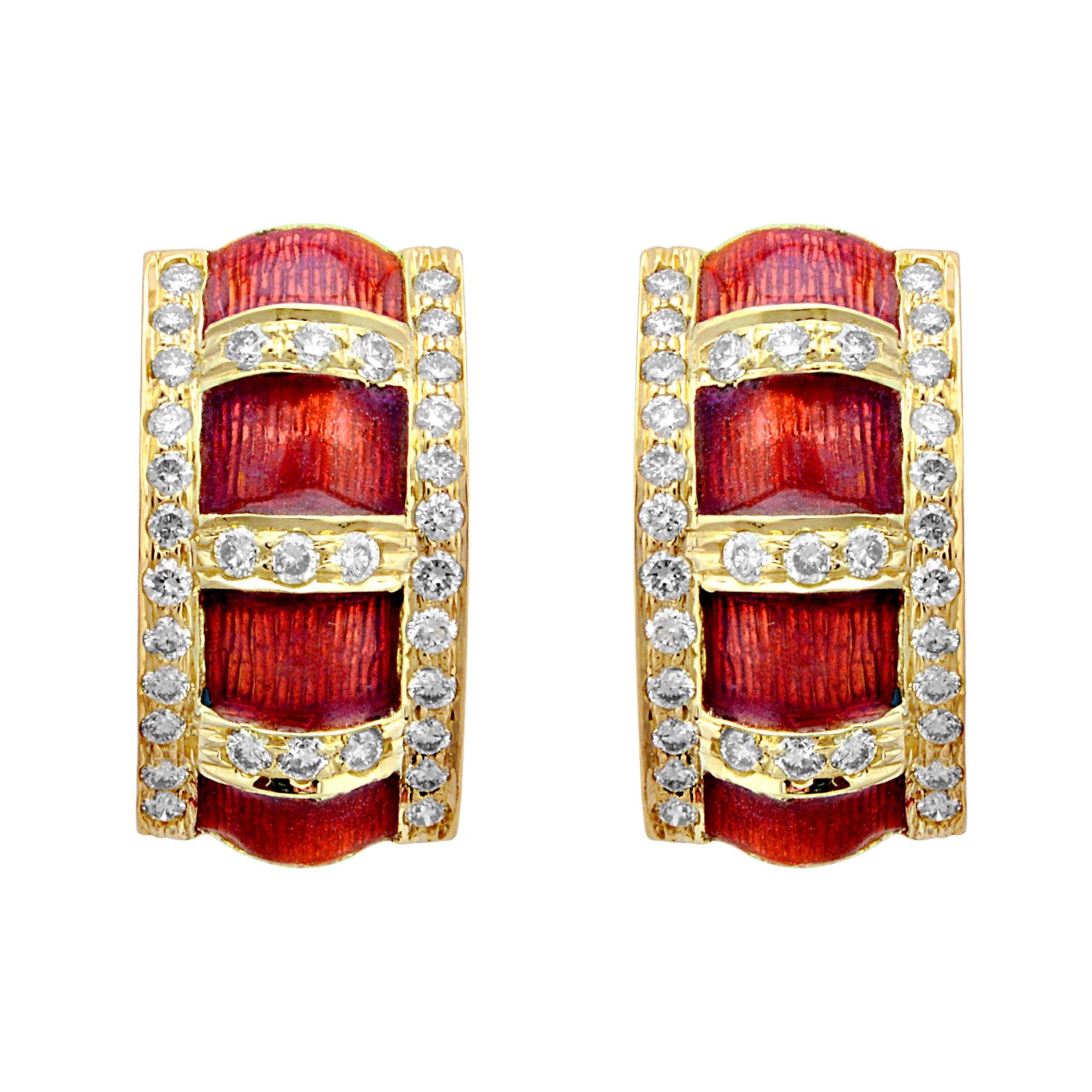 Earrings - Diamond (Enamel) | Singhvi Jewels
