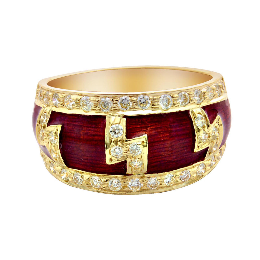 Ring - Diamond (Enamel) | Singhvi Jewels