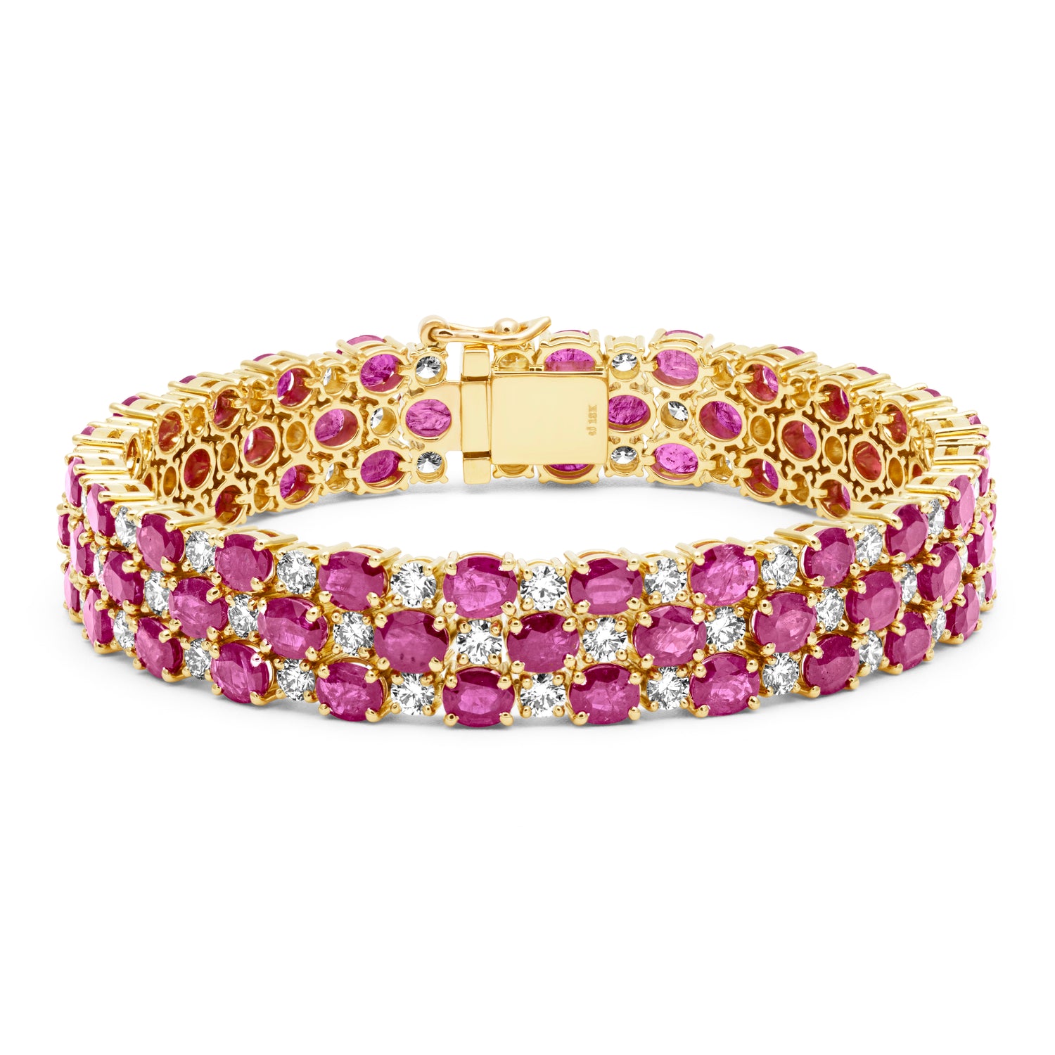 Bracelet - Ruby And Diamond | Singhvi Jewels