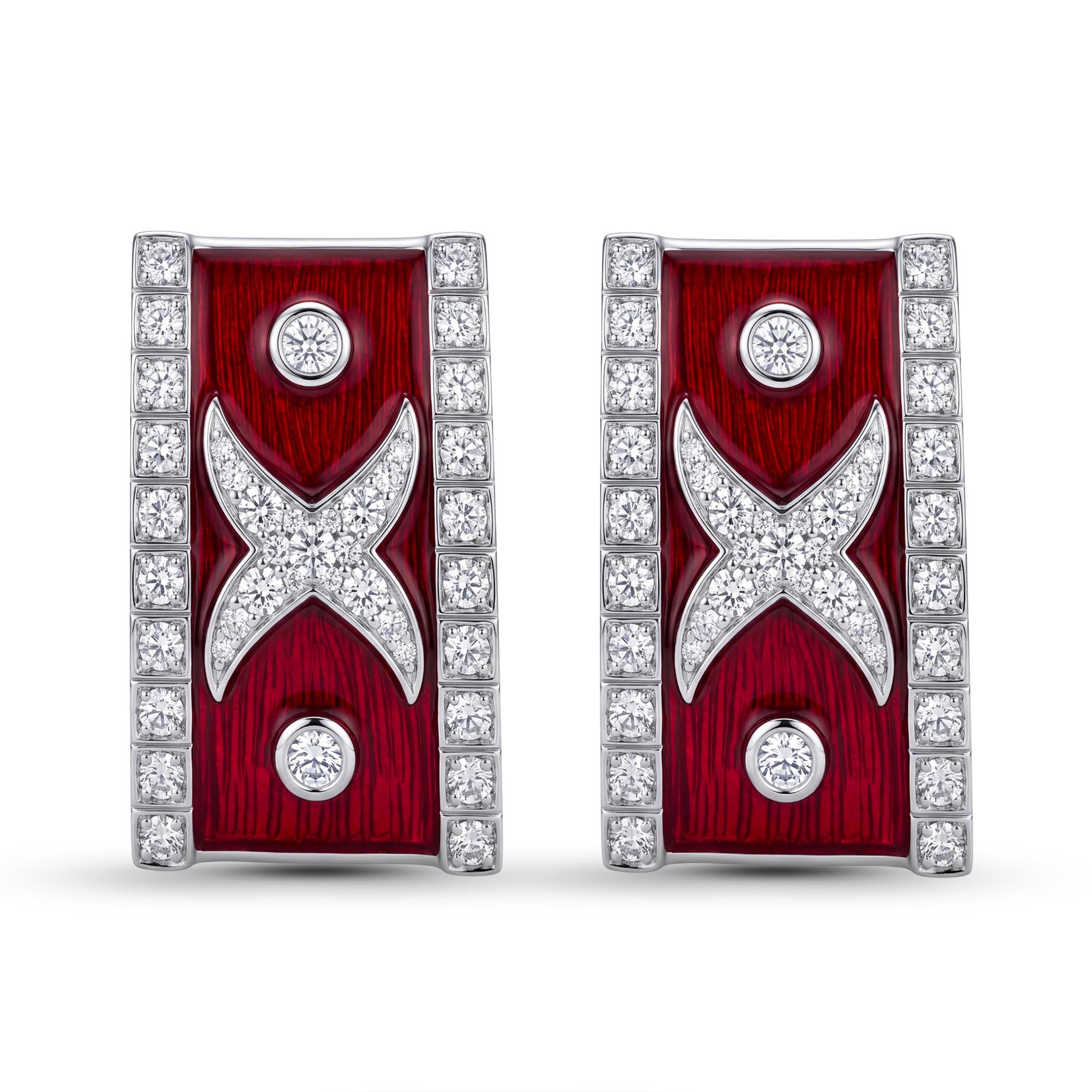 Earrings - Diamond (Enamel) | Singhvi Jewels