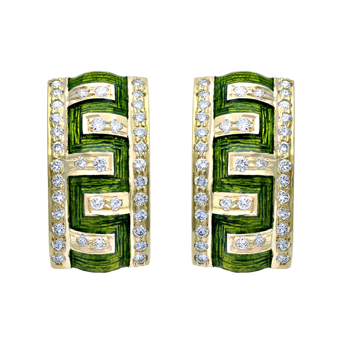 Earrings - Diamond (Enamel) | Singhvi Jewels