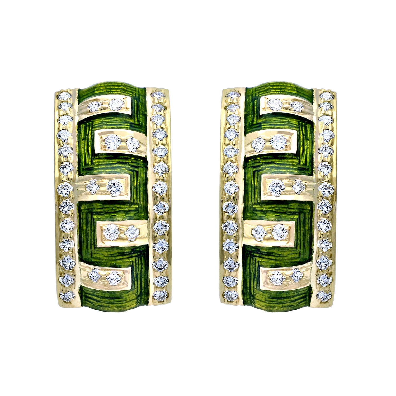 Earrings - Diamond (Enamel) | Singhvi Jewels