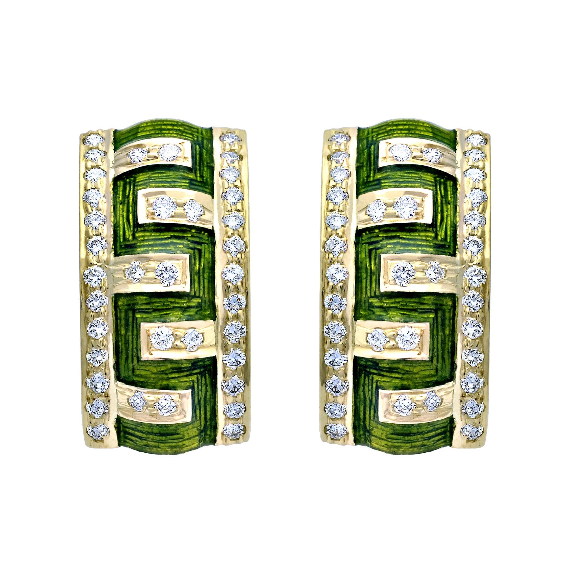 Earrings - Diamond (Enamel) | Singhvi Jewels