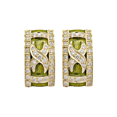 Repair - Earrings-Diamond (Enamel) (2086G)