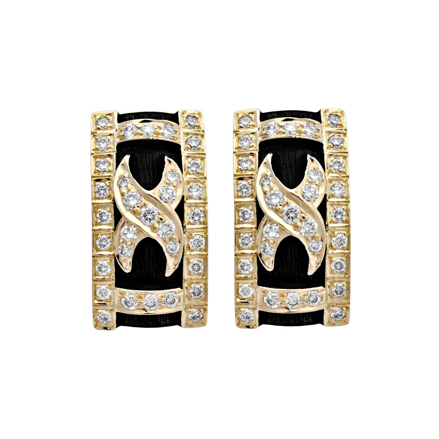 Earrings-Diamond (Enamel) (2086G) | Singhvi Jewels