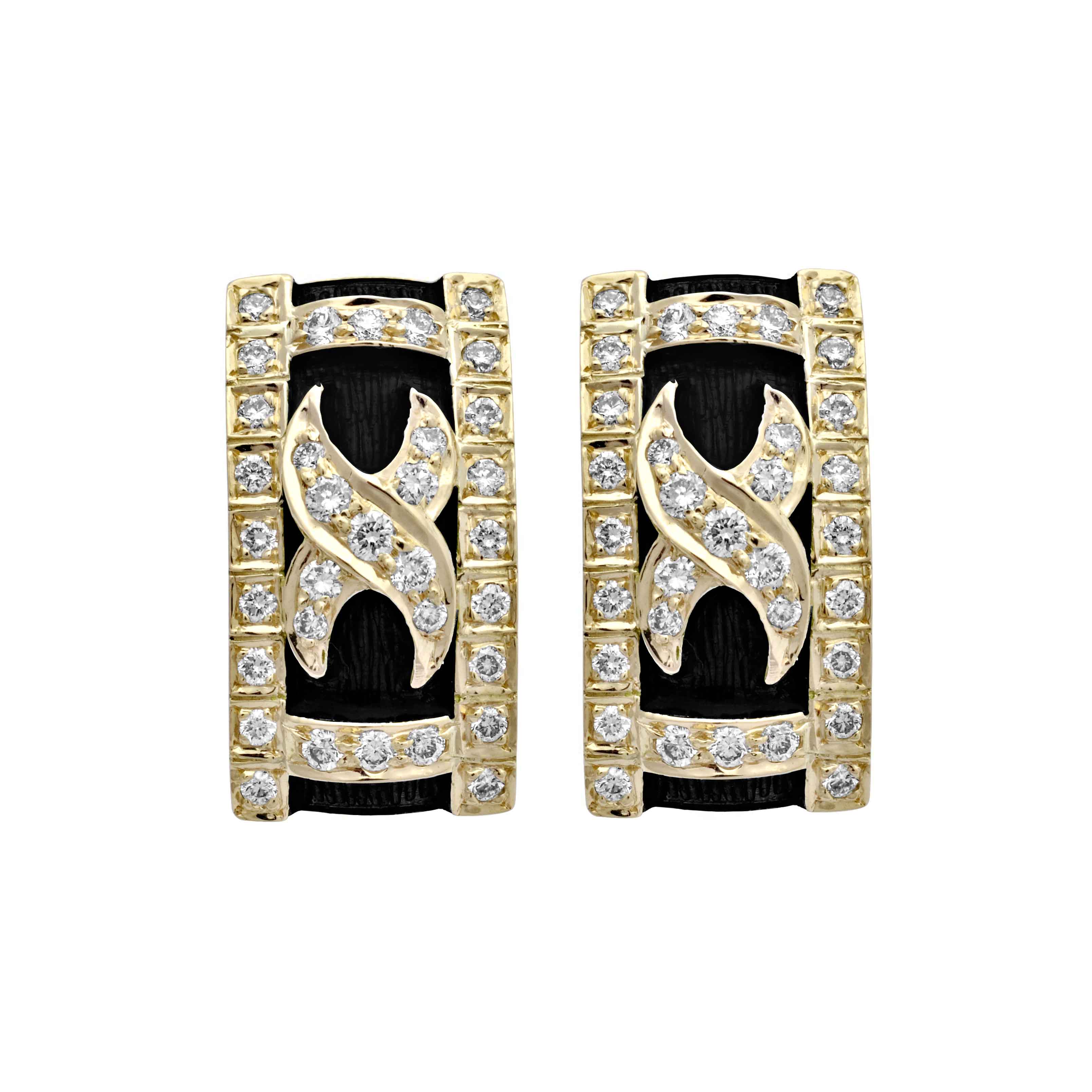 Earrings-Diamond (Enamel) (2086G) | Singhvi Jewels