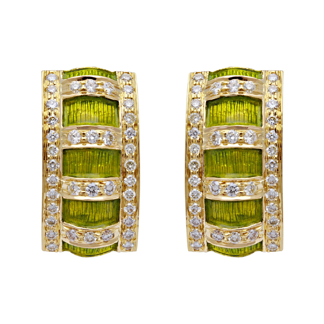 Earrings - Diamond (Enamel) | Singhvi Jewels