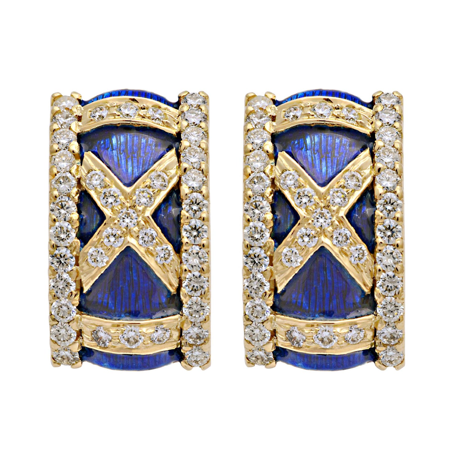 Earrings - Diamond (Enamel) | Singhvi Jewels