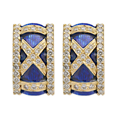 Earrings - Diamond (Enamel)