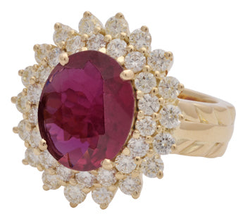 Repair - Ring - Rubellite And Diamond (2132A)