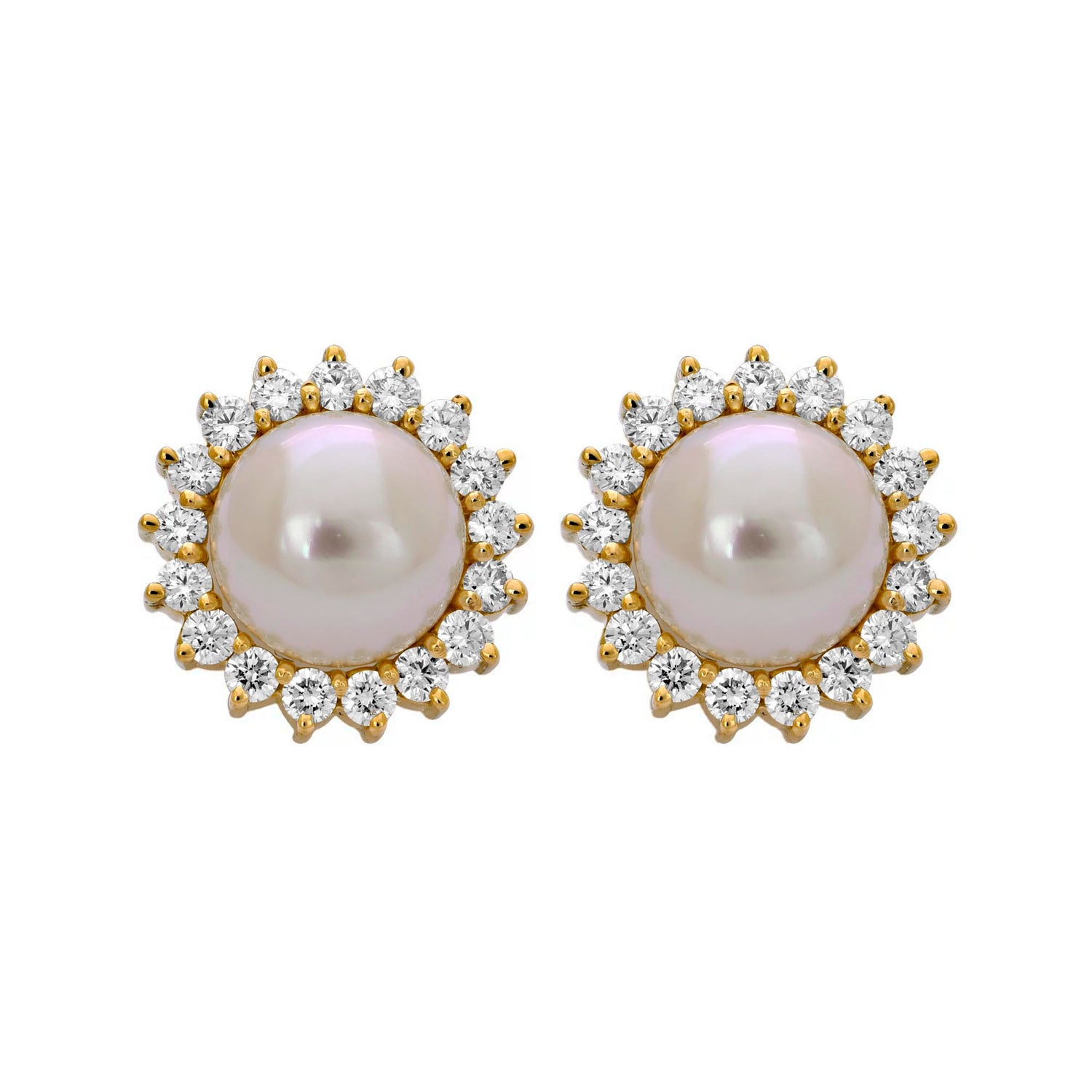 Earrings- South Sea Pearl and Diamond