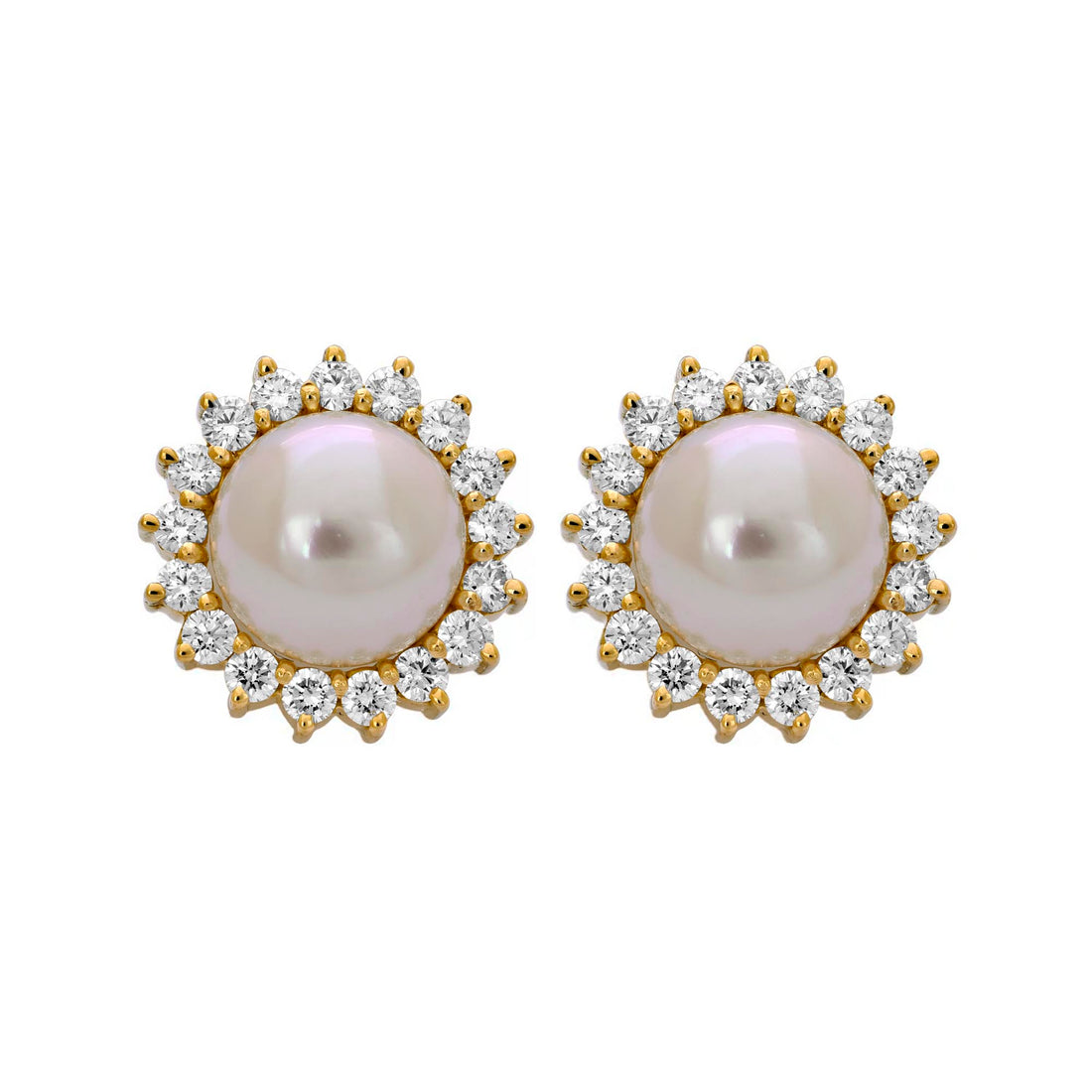 Earrings - South Sea Pearl And Diamond