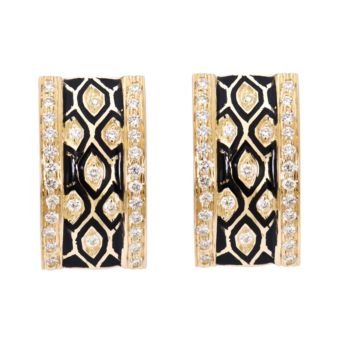 Earrings - Diamond (Enamel) | Singhvi Jewels