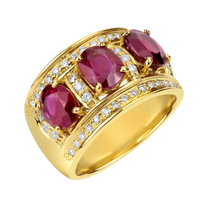 Ring - Ruby and Diamond | Singhvi Jewels