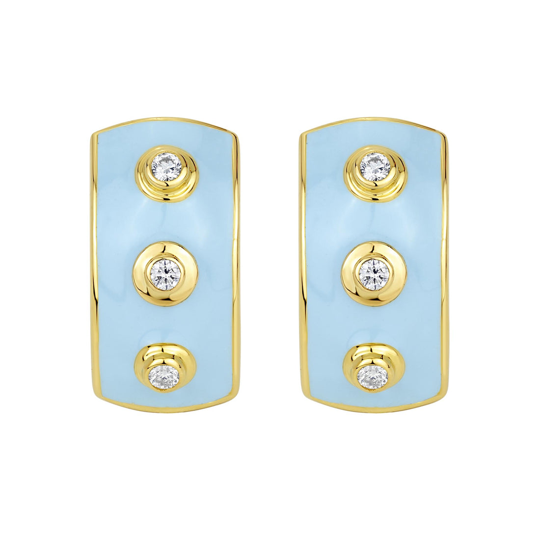 Earrings - Diamond With Enamel | Singhvi Jewels