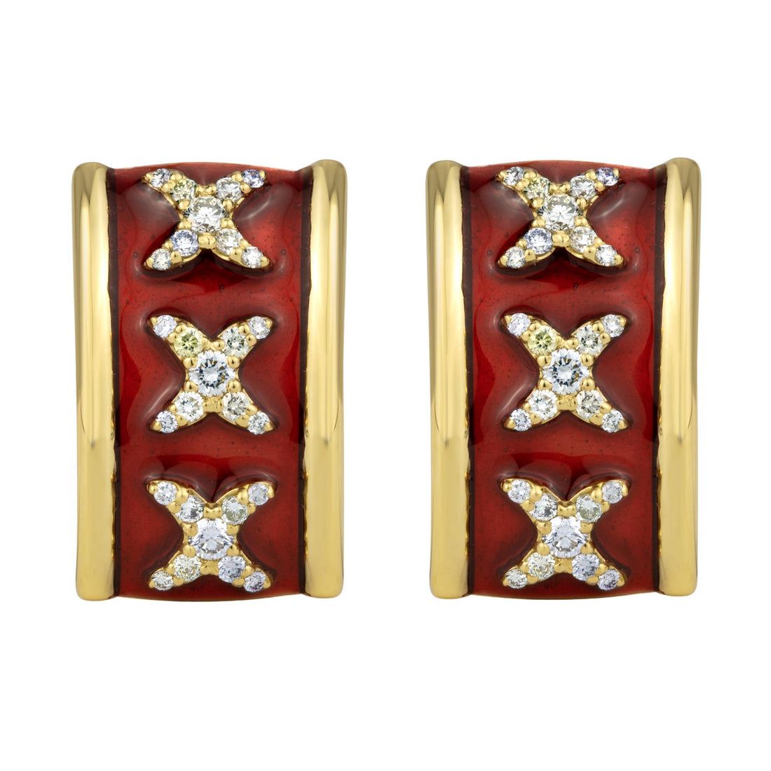 Earrings - Diamond (Enamel) | Singhvi Jewels