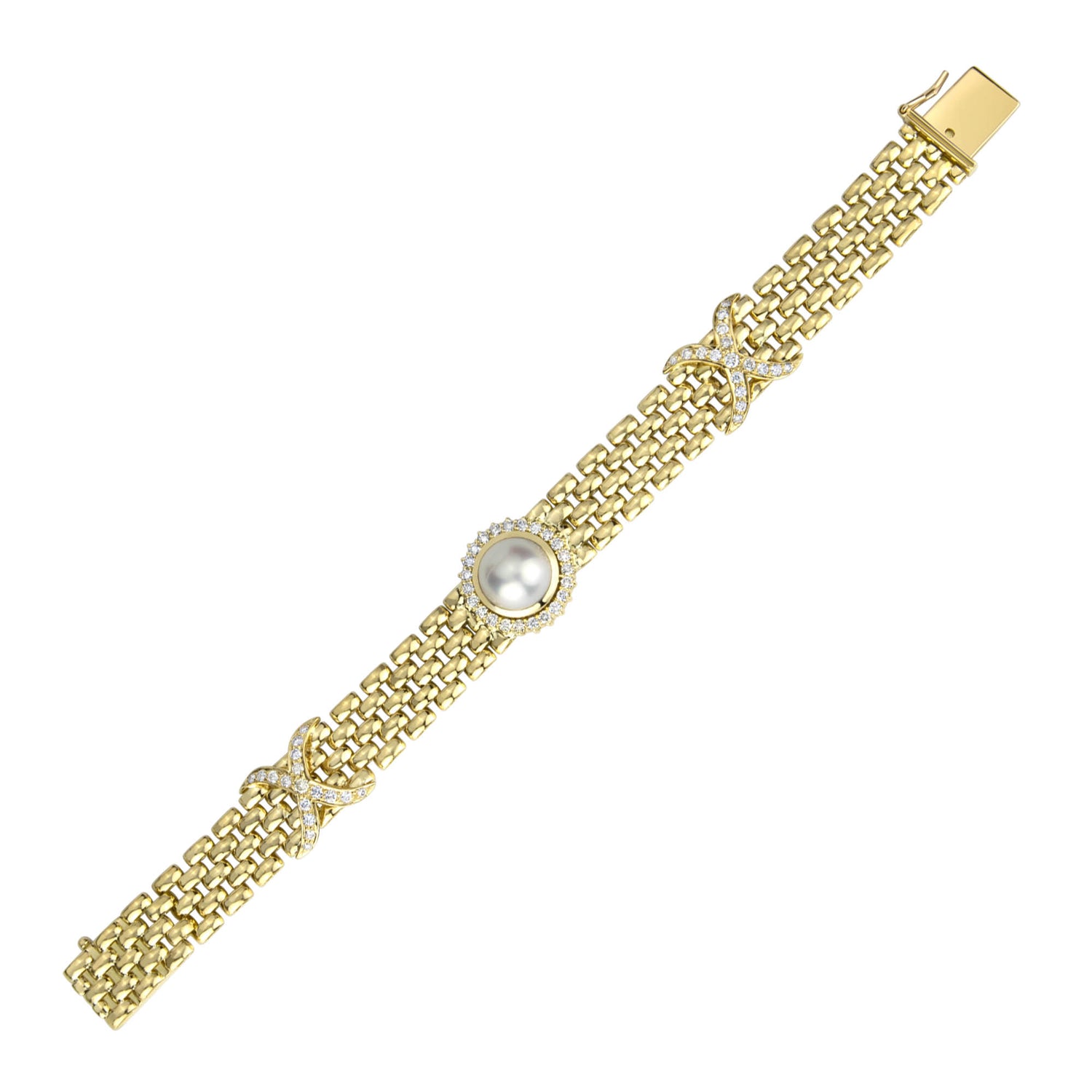 Bracelet - South Sea Pearl And Diamond (2290C) | Singhvi Jewels