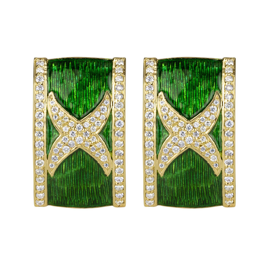 Earrings - Diamond (Enamel) | Singhvi Jewels