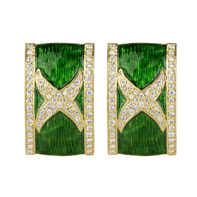 Earrings - Diamond (Enamel)