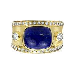 Ring - Lapis Lazuli And Diamond