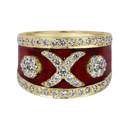 Ring - Diamond (Enamel) | Singhvi Jewels