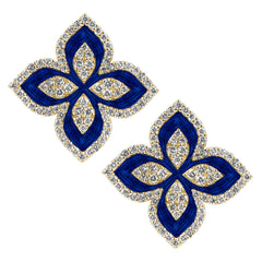 Earrings - Diamond (enamel)