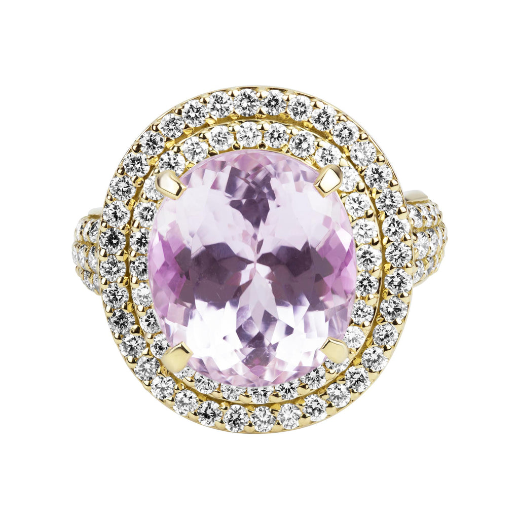 Ring - Kunzite And Diamond (2390C)