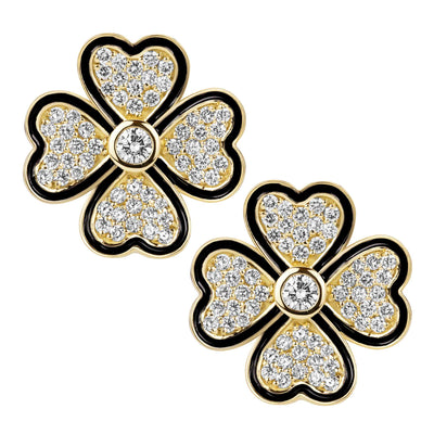 Earrings - Diamond (Enamel)