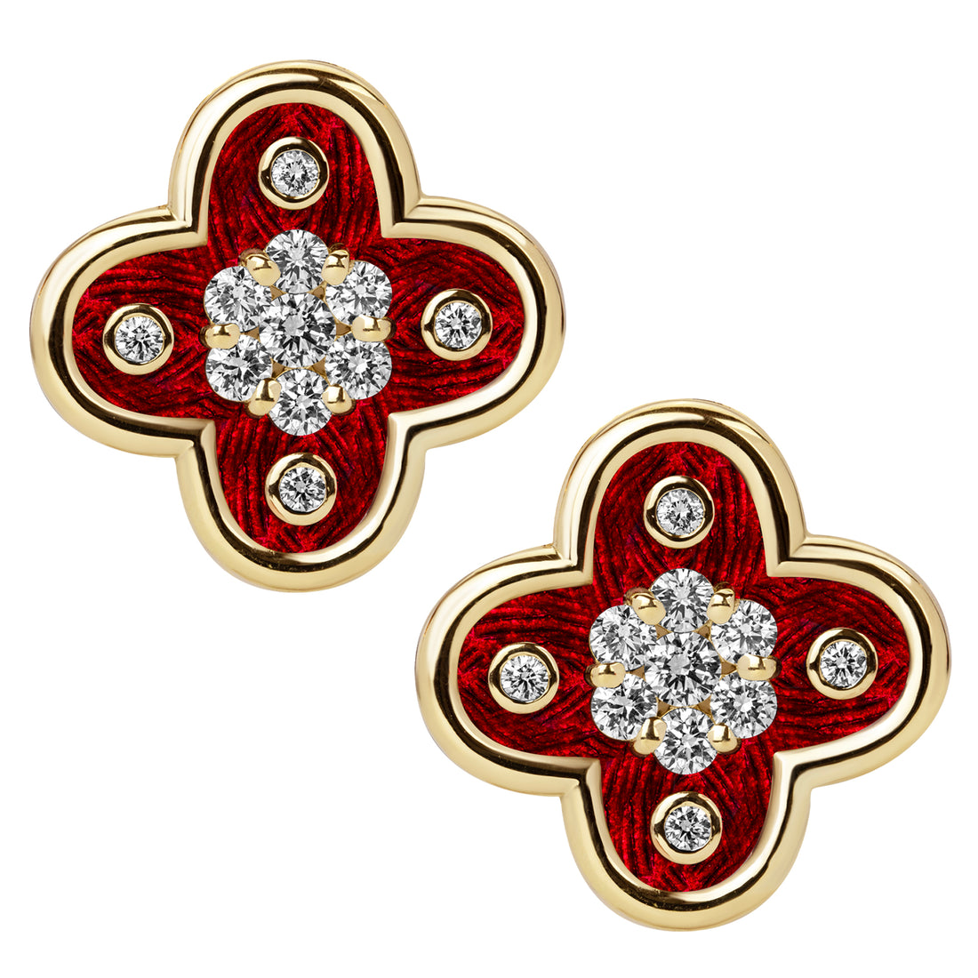 Earrings - Diamond (Enamel) | Singhvi Jewels