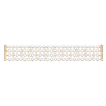 Bracelet - Freshwater Pearl And Diamond (2396A) | Singhvi Jewels