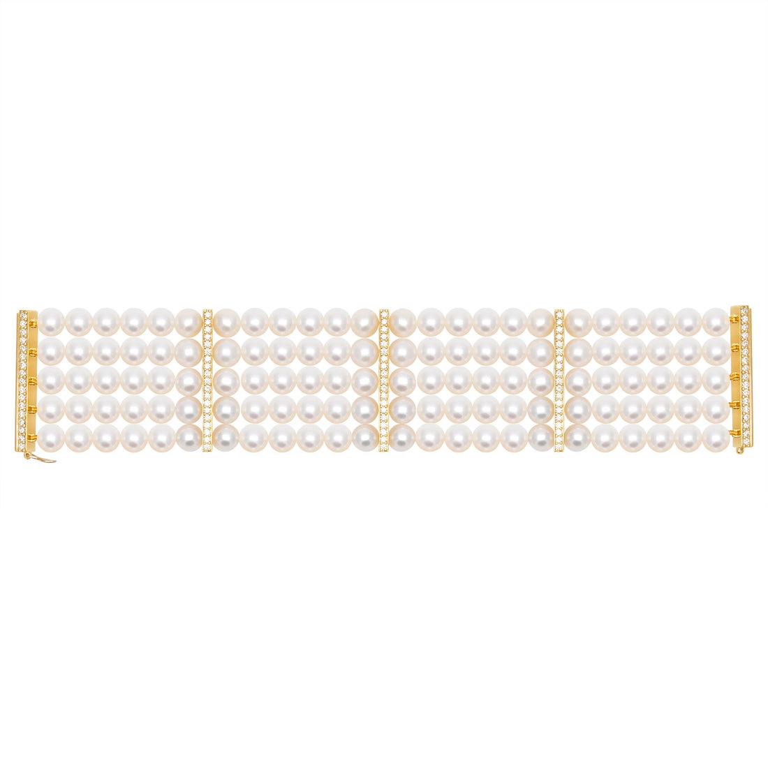 Bracelet - Fresh Water Pearl and Diamond | Singhvi Jewels