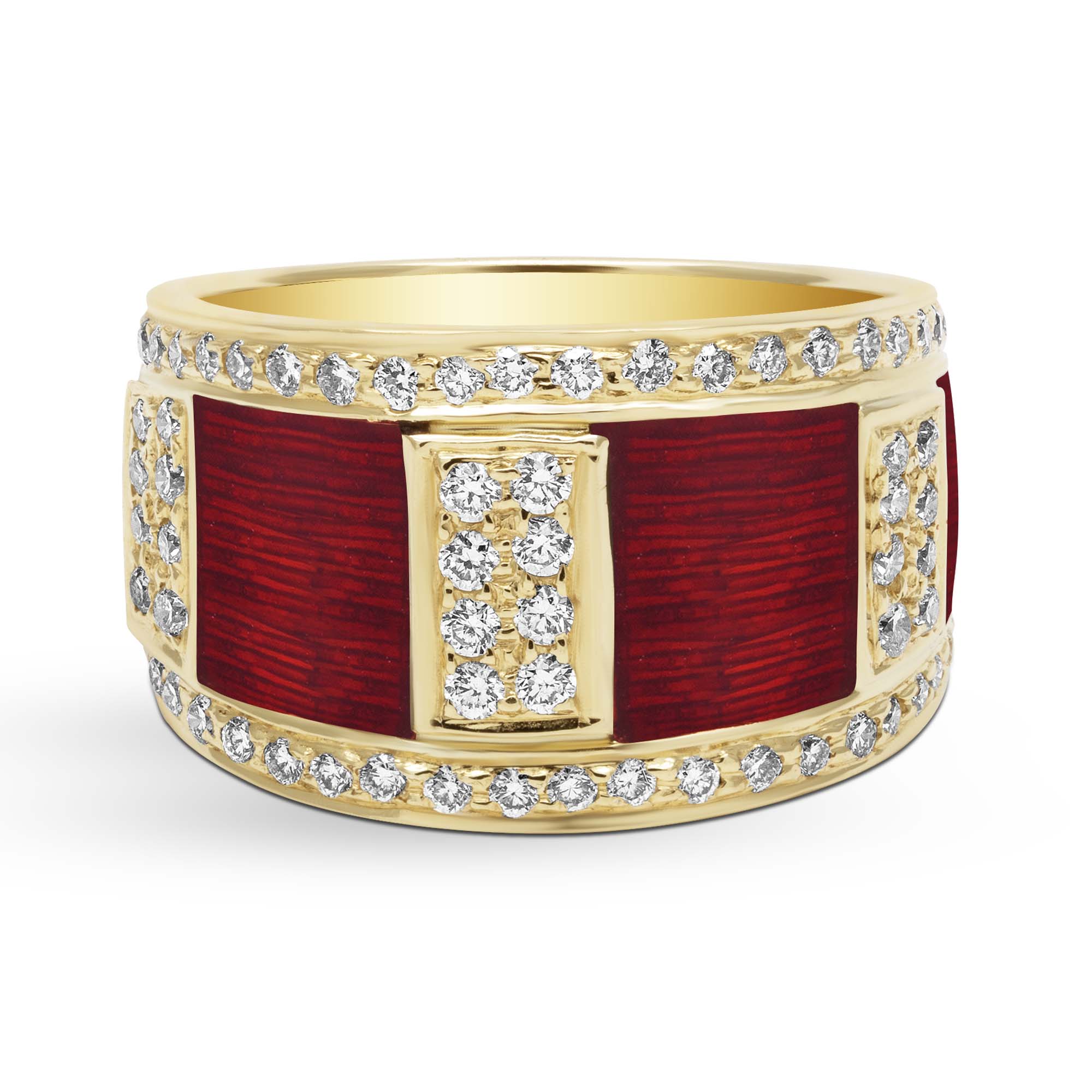 Ring - Diamond (Enamel) | Singhvi Jewels