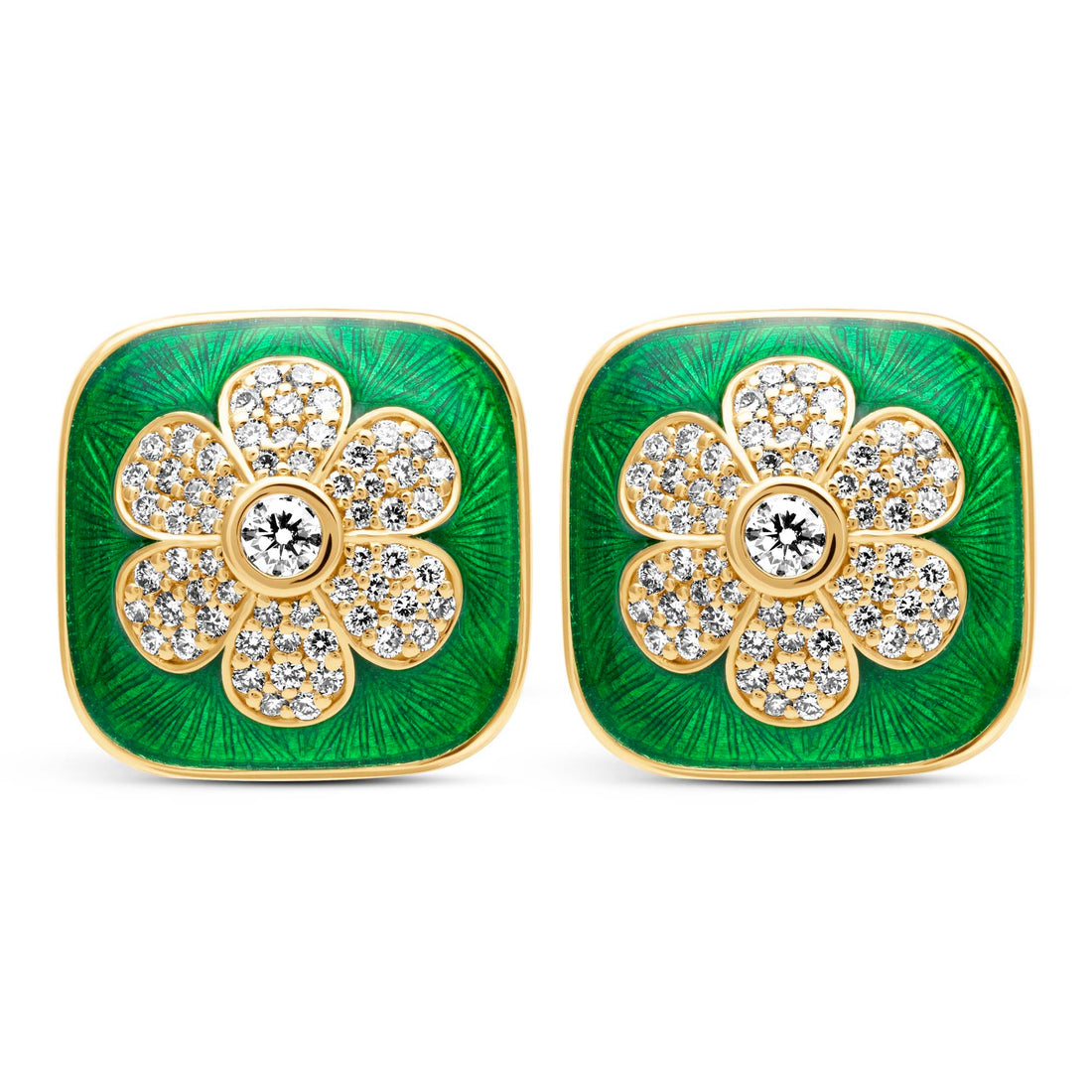 Earrings - Diamond (Enamel) | Singhvi Jewels
